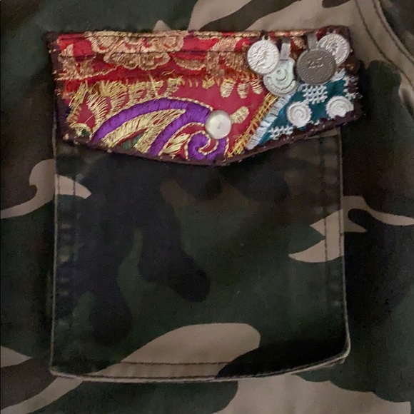 Beautiful Stories Camo Jacket w/ adornments - Picture 2 of 10